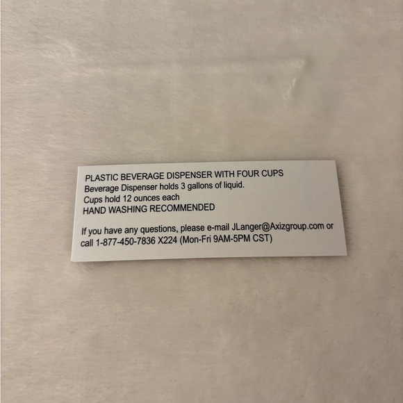 Colorful Plastic Beverage Dispenser Set - Picture 9 of 9